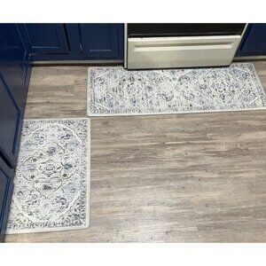 New Kitchen Anti Fatigue Mat Set of 2 Non Skid Waterproof Kitchen Floor Mat